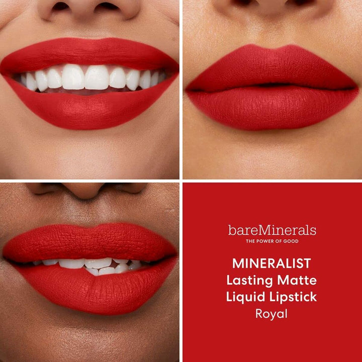 Liquid lipstick bareMinerals Mineralist Royal 4 ml - Cosmova