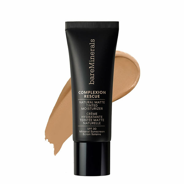 Hydrating Cream with Colour bareMinerals Complexion Rescue Tan Amber Spf 30 35 ml-0