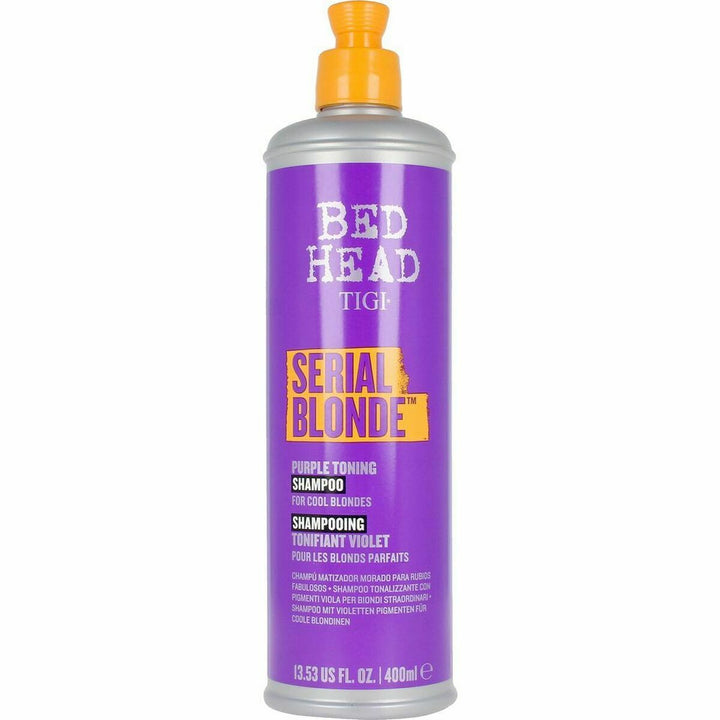 Restorative Shampoo Tigi Head Serial Blonde Purple Toning 400 ml - Cosmova