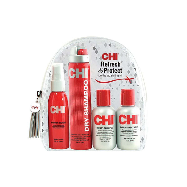 Hair Dressing Set Farouk Chi Refresh & Protect 4 Pieces - Cosmova