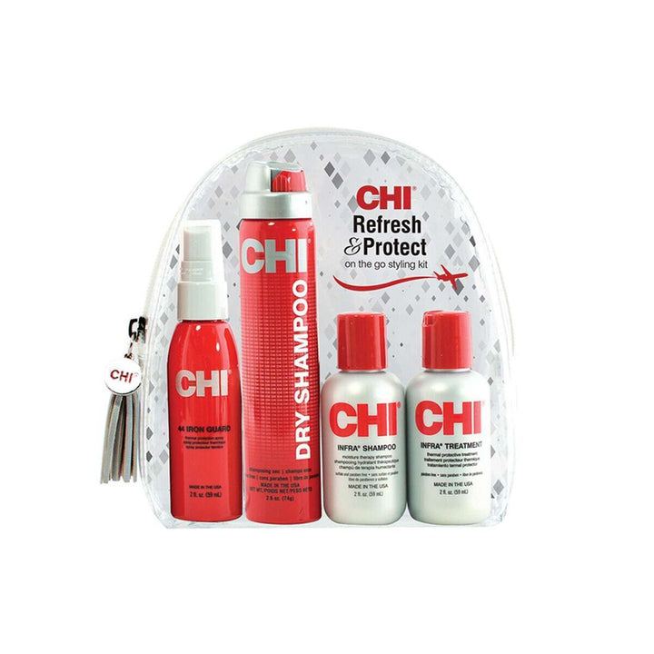 Hair Dressing Set Farouk Chi Refresh & Protect 4 Pieces - Cosmova