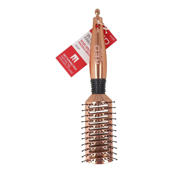 Detangling Hairbrush Red Kiss Kiss Rose - Cosmova