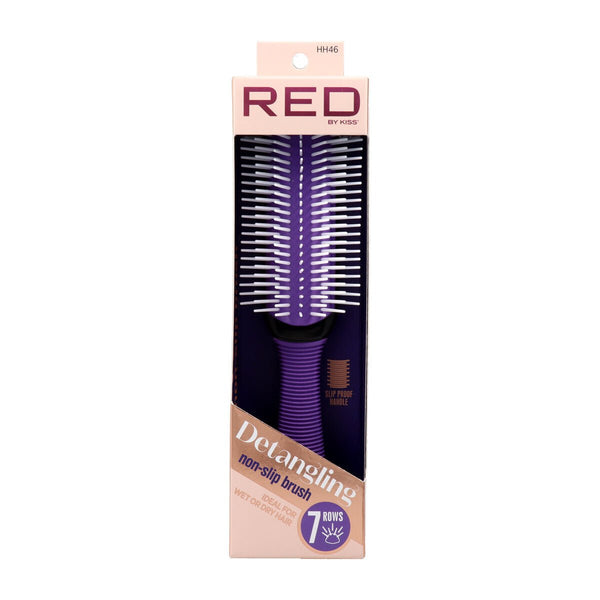Detangling Hairbrush Red Kiss Kiss 7 - Cosmova