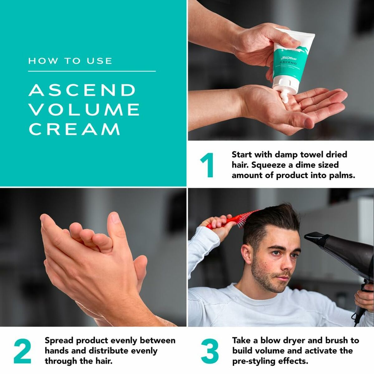 Medium Hold Setting Crème Blumaan Ascend Volume 100 ml-3