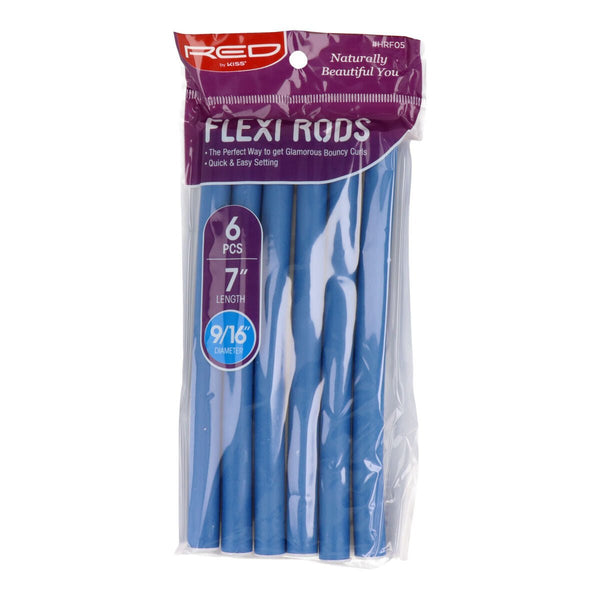 Hair rollers Red Kiss Kiss Flexi 6 Pieces - Cosmova
