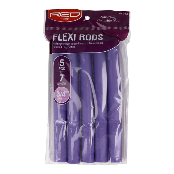 Hair rollers Red Kiss Kiss Flexi 5 Pieces - Cosmova