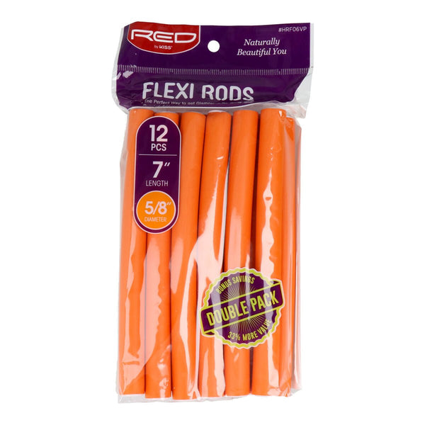 Hair rollers Red Kiss Kiss Flexi 12 Pieces - Cosmova