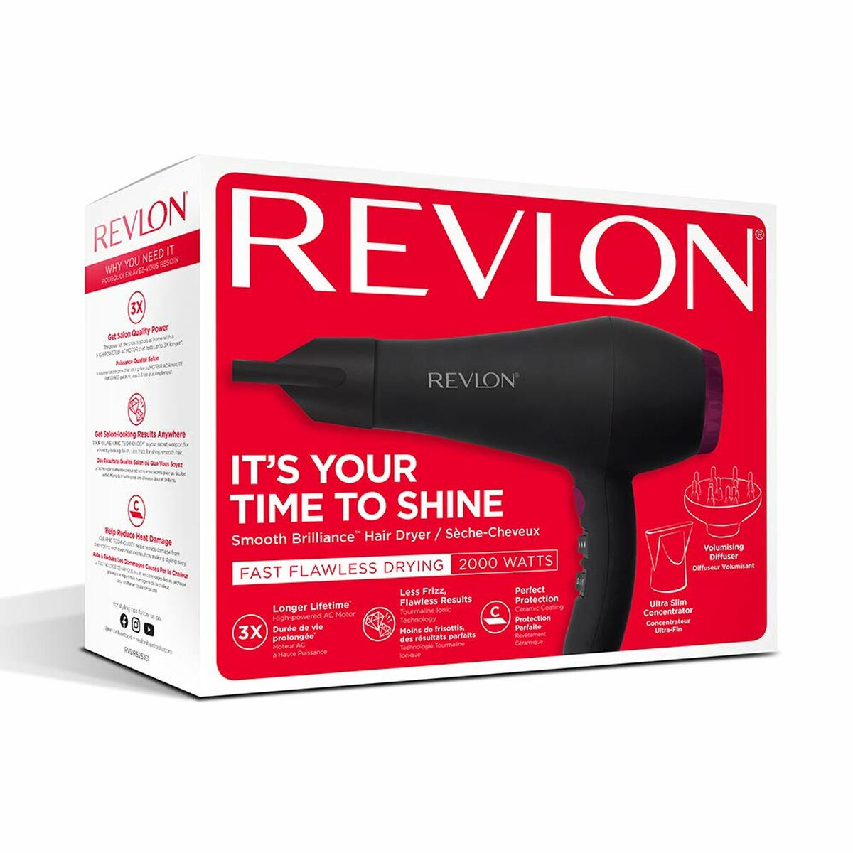 Hairdryer Revlon RVDR5251E Black 2000 W-3