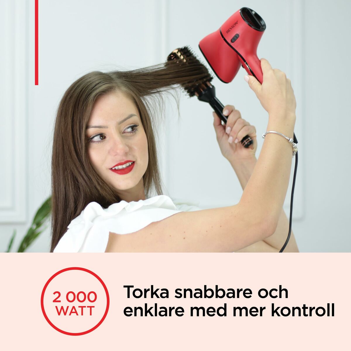 Hairdryer Revlon RVDR5320E Red 2000 W-4