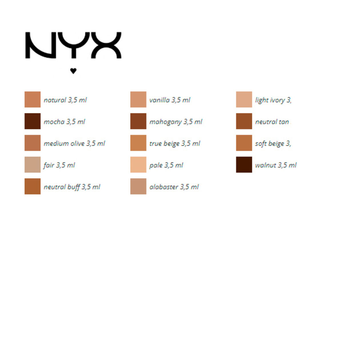 Facial Corrector Can't Stop Won't Stop NYX (3,5 ml)-24