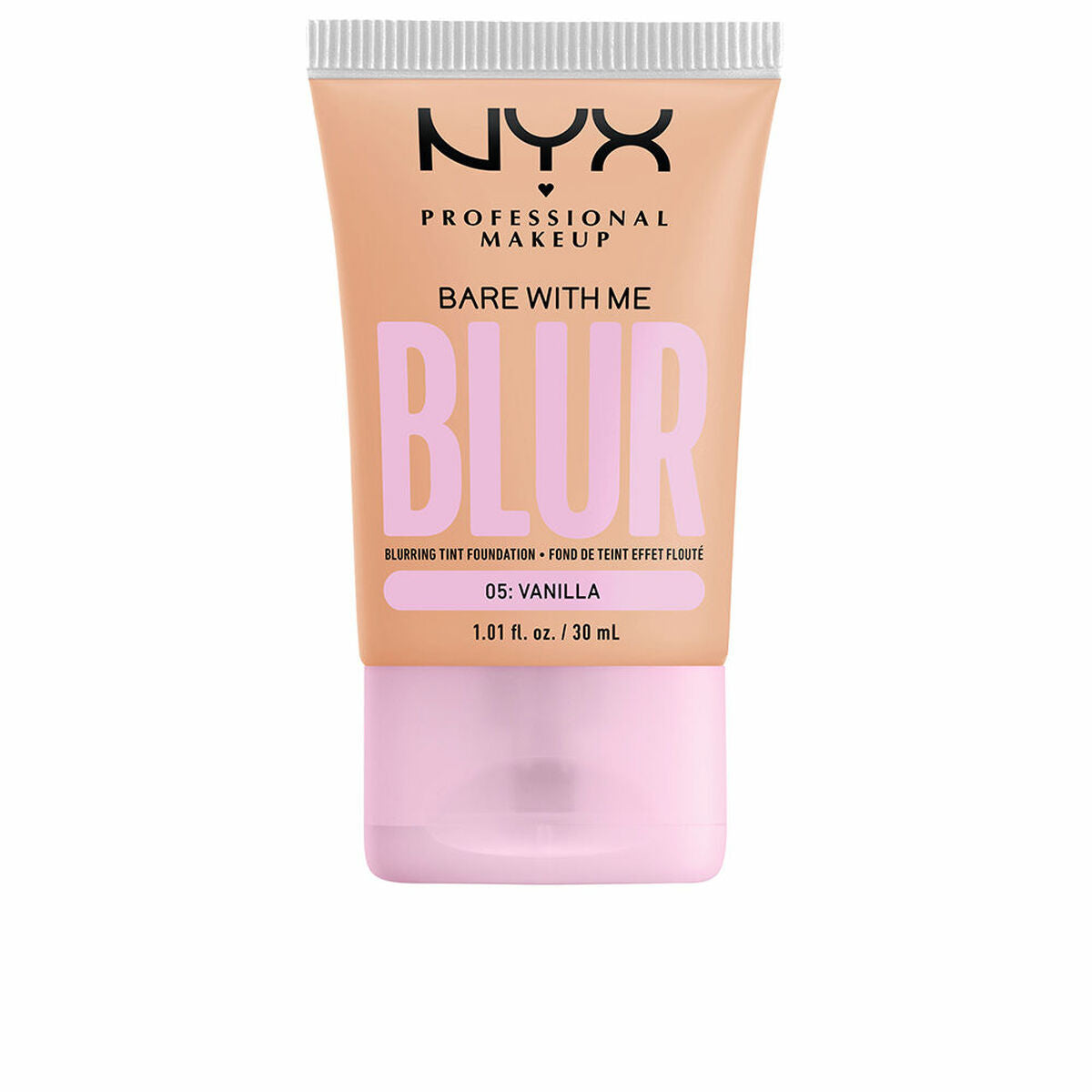 Liquid Make Up Base NYX Bare With Me Blur Nº 05-vanilla 30 ml-0