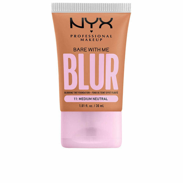 Crème Make-up Base NYX Bare With Me Blur Nº 14 Medium tan 30 ml-0