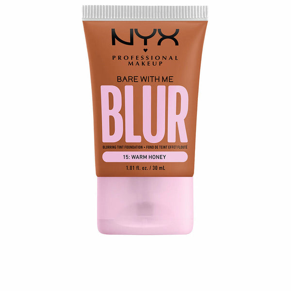 Crème Make-up Base NYX Bare With Me Blur Nº 15 Warm honey 30 ml-0