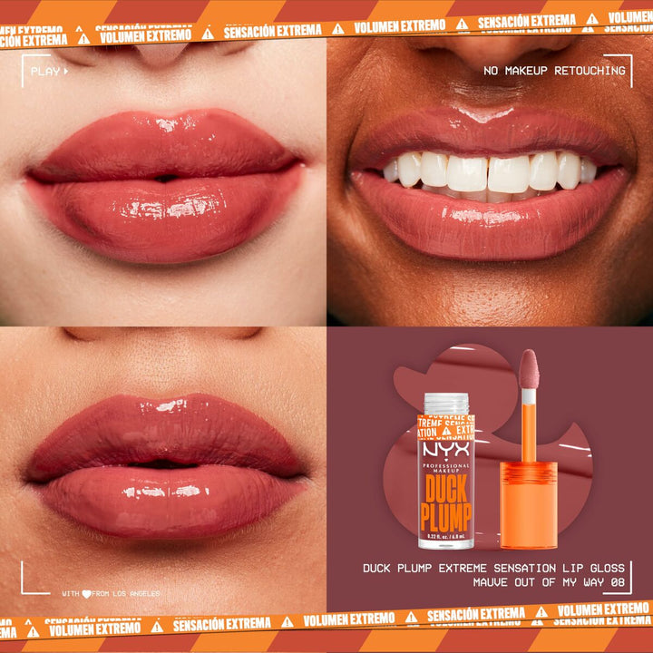 Lip - gloss NYX Duck Plump Mauve out of my way 6,8 ml - Cosmova