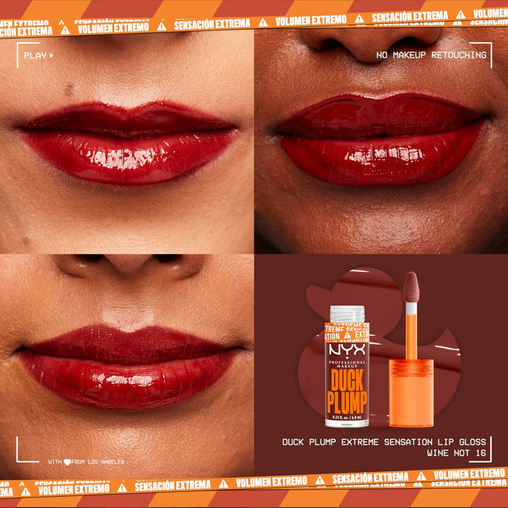 Lip - gloss NYX Duck Plump Wine not 6,8 ml - Cosmova