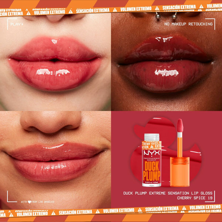 Lip - gloss NYX Duck Plump Cherry spicy 6,8 ml - Cosmova