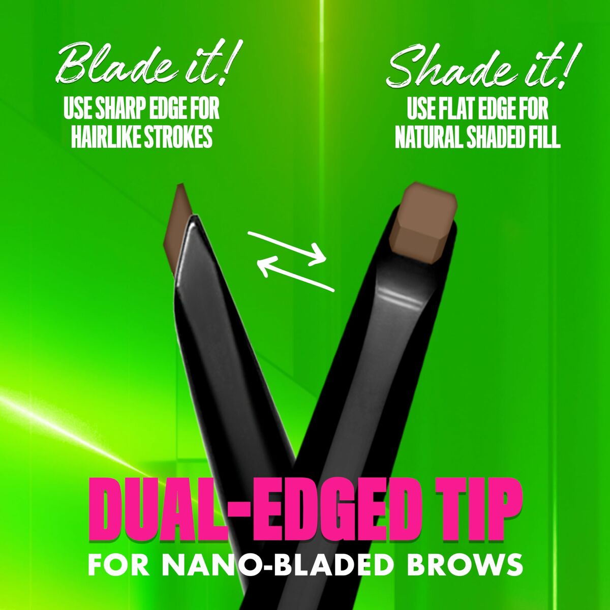 Eyebrow Pencil NYX BLADE & SHADE NANO Nº 06-Rich Auburn-9