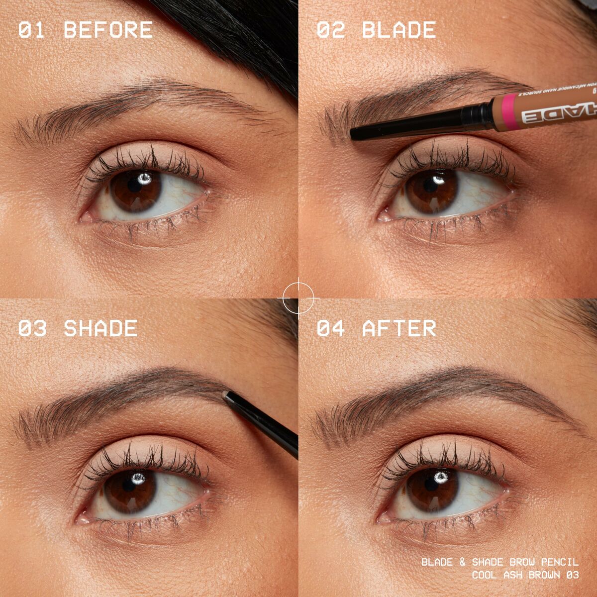 Eyebrow Pencil NYX BLADE & SHADE NANO Nº 06-Rich Auburn-5