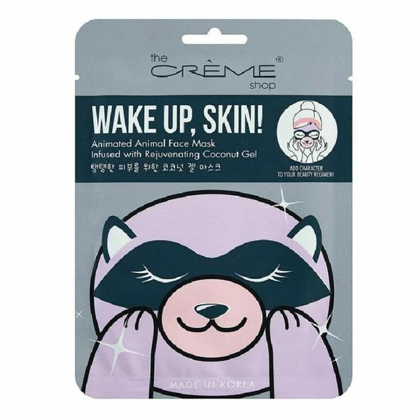 Facial Mask The Crème Shop Wake Up, Skin! Raccoon (25 g)-0