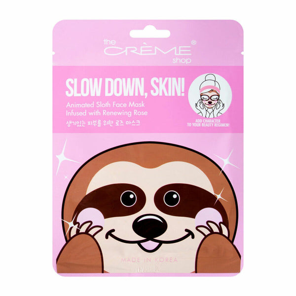 Facial Mask The Crème Shop Slow Dawn, Skin! Sloth (25 g)-0