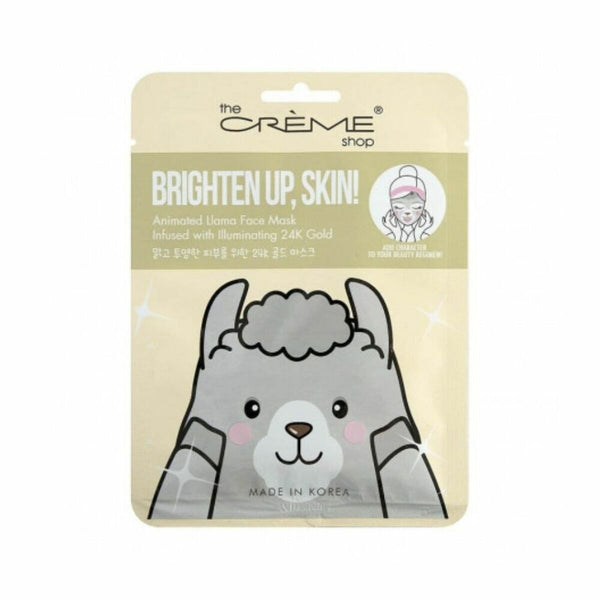 Facial Mask The Crème Shop Brighten Up, Skin! Llama (25 g)-0