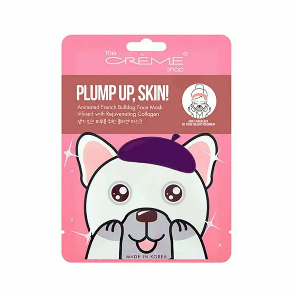 Facial Mask The Crème Shop Plump Up French Bulldog (25 g)-0