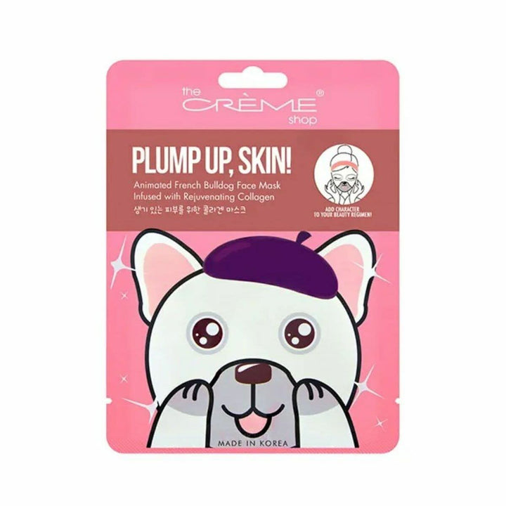 Facial Mask The Crème Shop Plump Up French Bulldog (25 g)-0