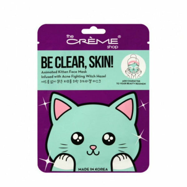 Facial Mask The Crème Shop Be Clear, Skin! Kitten (25 g)-0