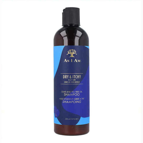 Anti-dandruff Shampoo As I Am Dry Itchy Olive Oil Tea tree 355 ml-0
