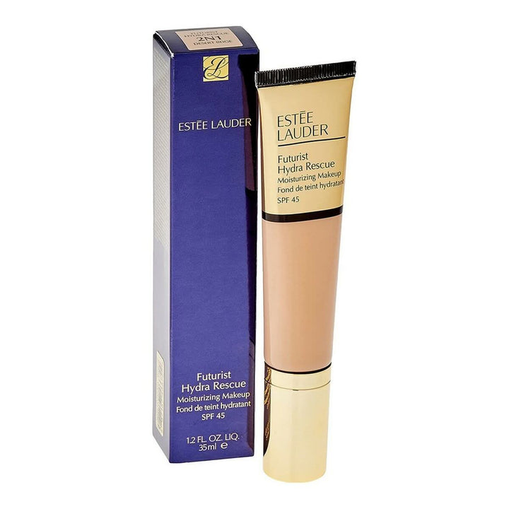 Facial Corrector Estee Lauder Futurist Hydra Rescue Moisturizing Makeup SPF45 Nº 2N1 Desert-3
