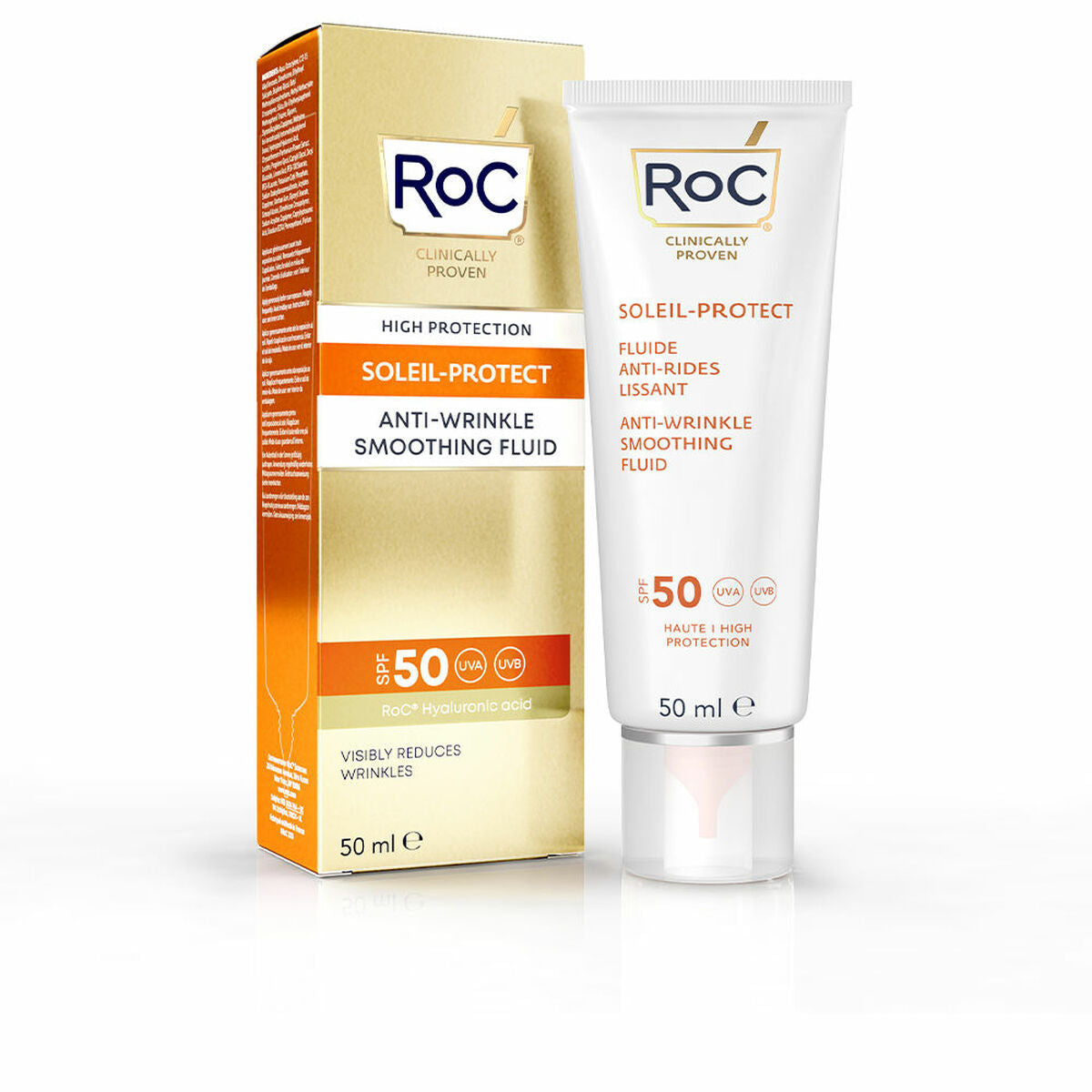 Facial Sun Cream Roc Protección Solar 50 ml Spf 50-0