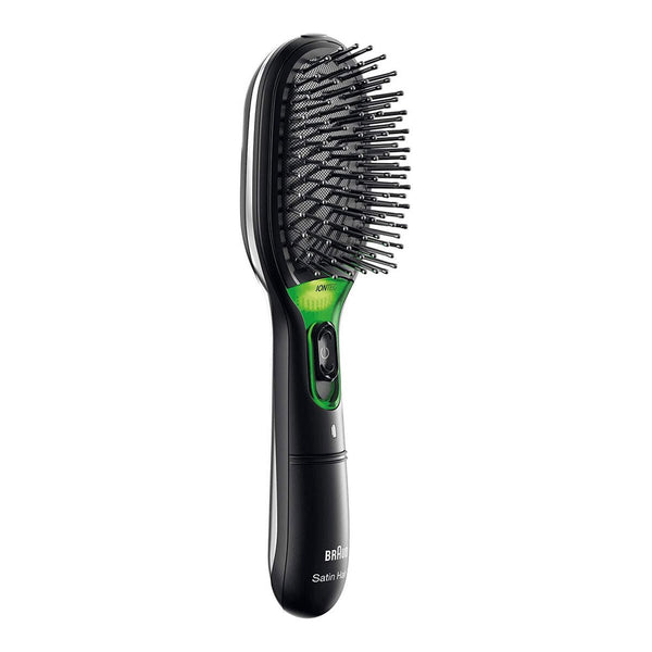 Smoothing Brush Braun Satin Hair 7 br710e Black Ionic - Cosmova