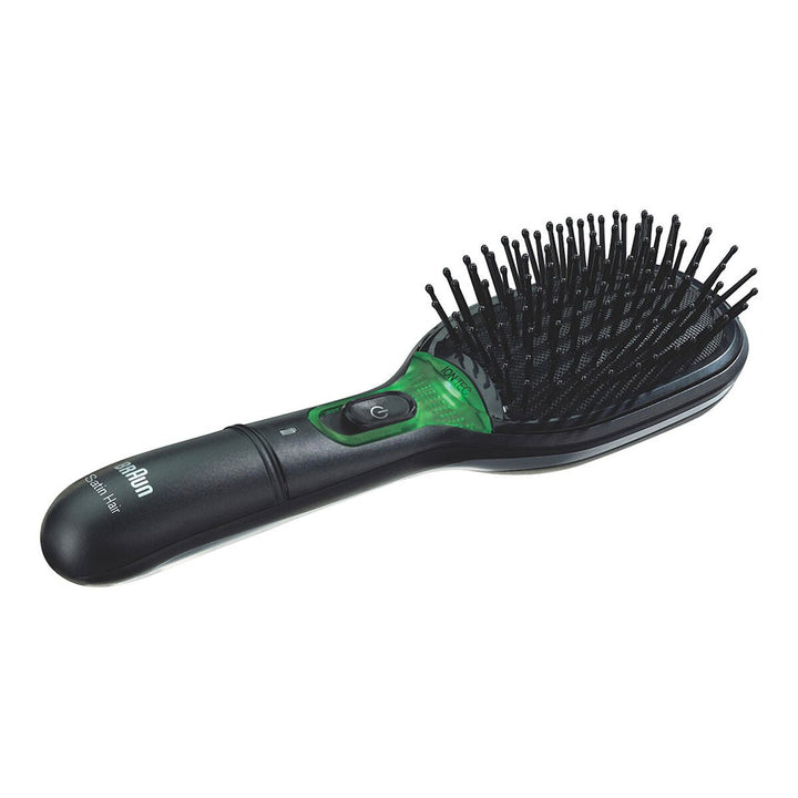 Smoothing Brush Braun Satin Hair 7 br710e Black Ionic - Cosmova