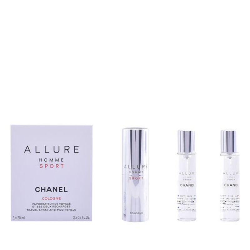 Men's Perfume Allure Homme Sport Cologne Chanel 3145891233001 EDC (3 pcs) Allure Homme Sport Cologne 20 ml-0