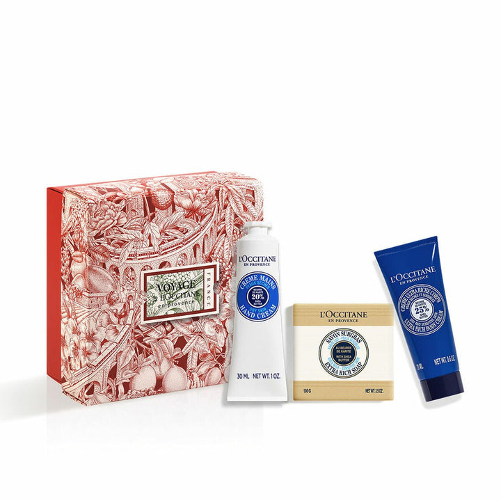 Unisex Cosmetic Set L'Occitane En Provence KARITÉ 3 Pieces - Cosmova