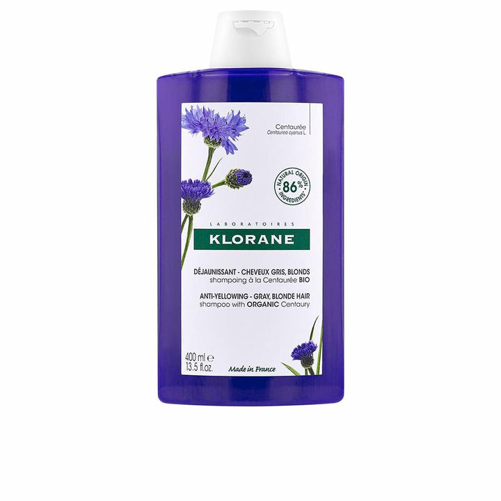 Colour Neutralising Shampoo Klorane Centaureas Bio 400 ml-0