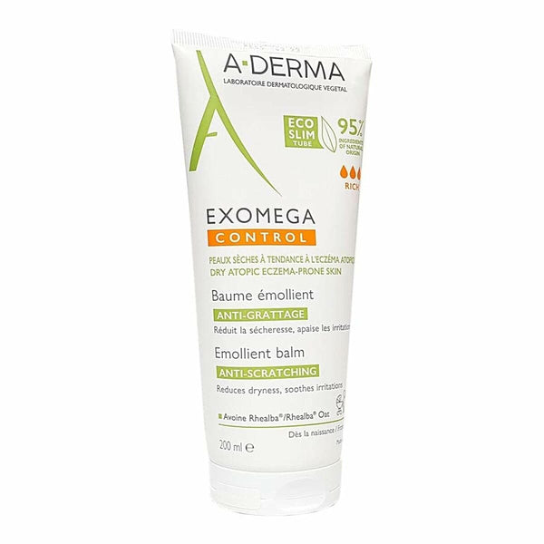Soothing Balsam for Itching and Irritated Skin A-Derma Exomega Control 200 ml-0