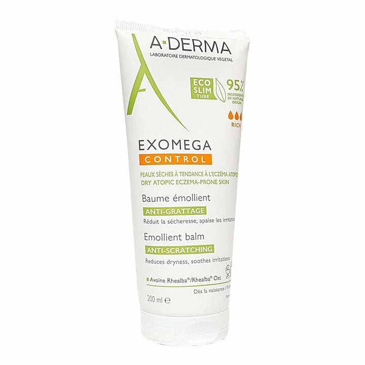 Soothing Balsam for Itching and Irritated Skin A-Derma Exomega Control 200 ml-0