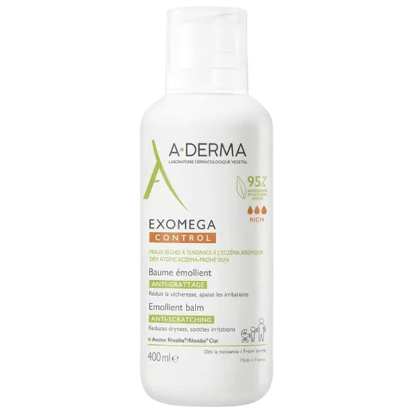 Relaxing Body Emulsion A-Derma Exomega Control Balsam 400 ml-0