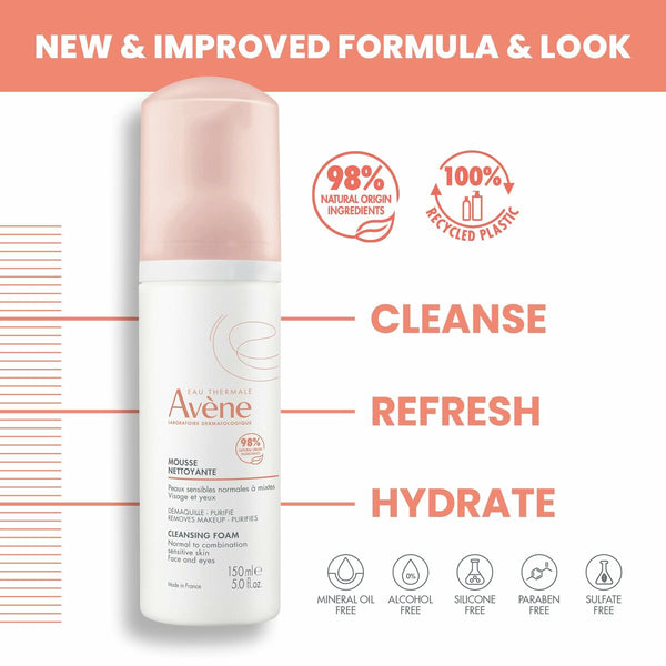 Facial Make Up Remover Avene Espuma - Cosmova