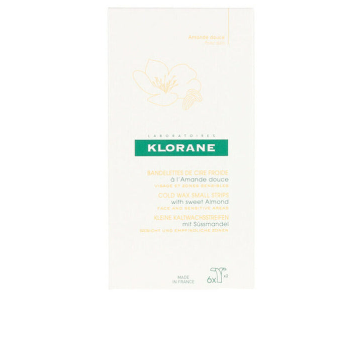 Body Hair Removal Strips Klorane Sweet Almond-0