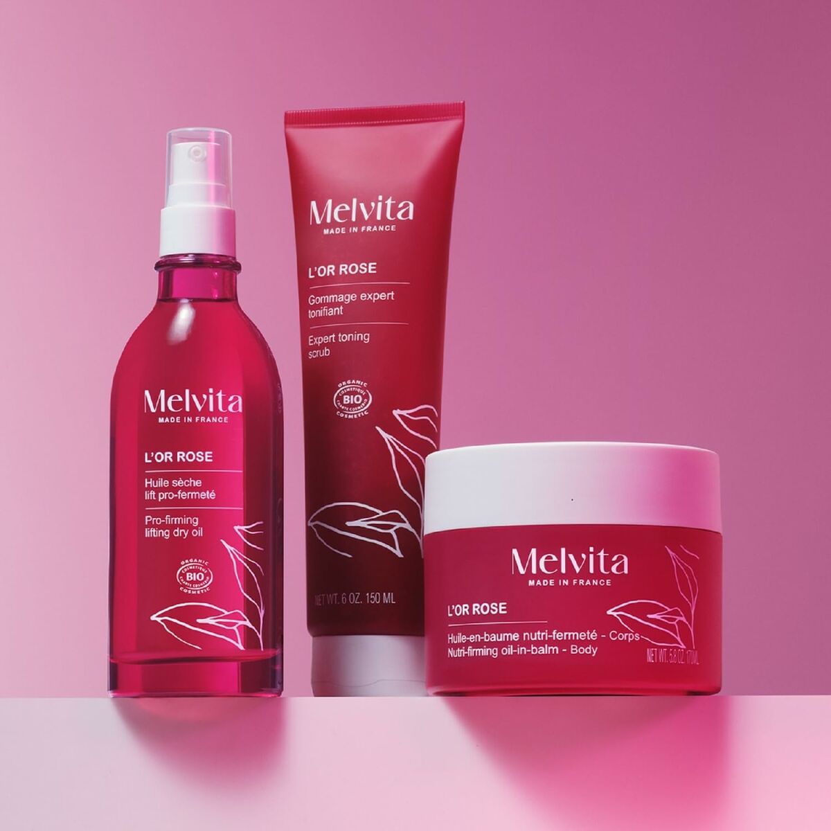 Body Lotion Melvita L'OR ROSE-2