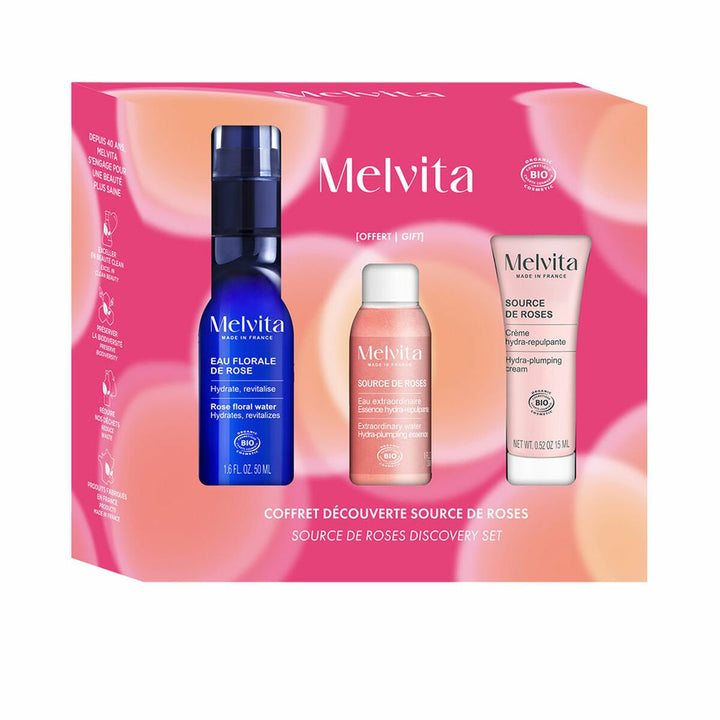 Unisex Cosmetic Set Melvita EAU DE FLEURS 3 Pieces - Cosmova