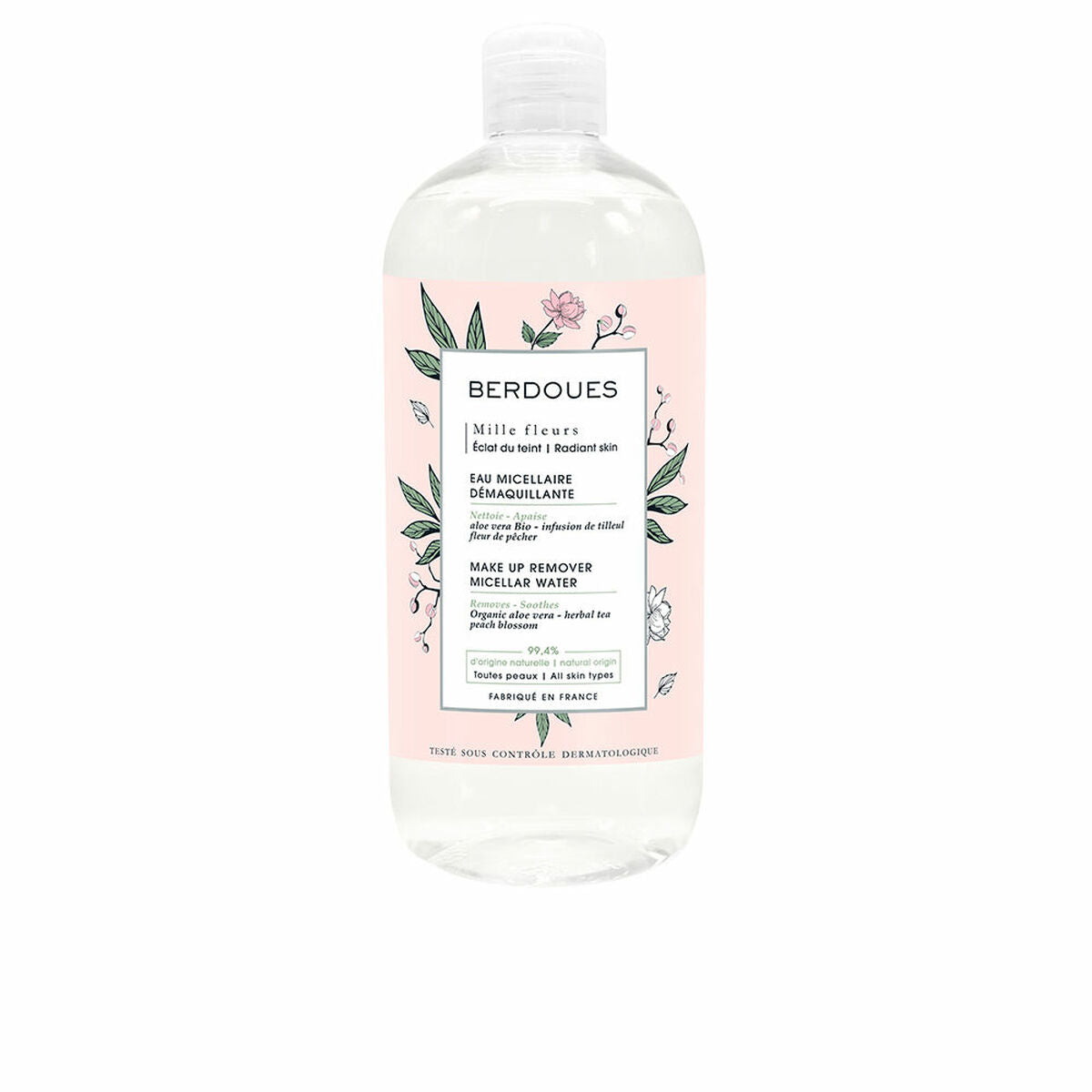 Make Up Remover Micellar Water Berdoues Mille Fleurs (500 ml)-0