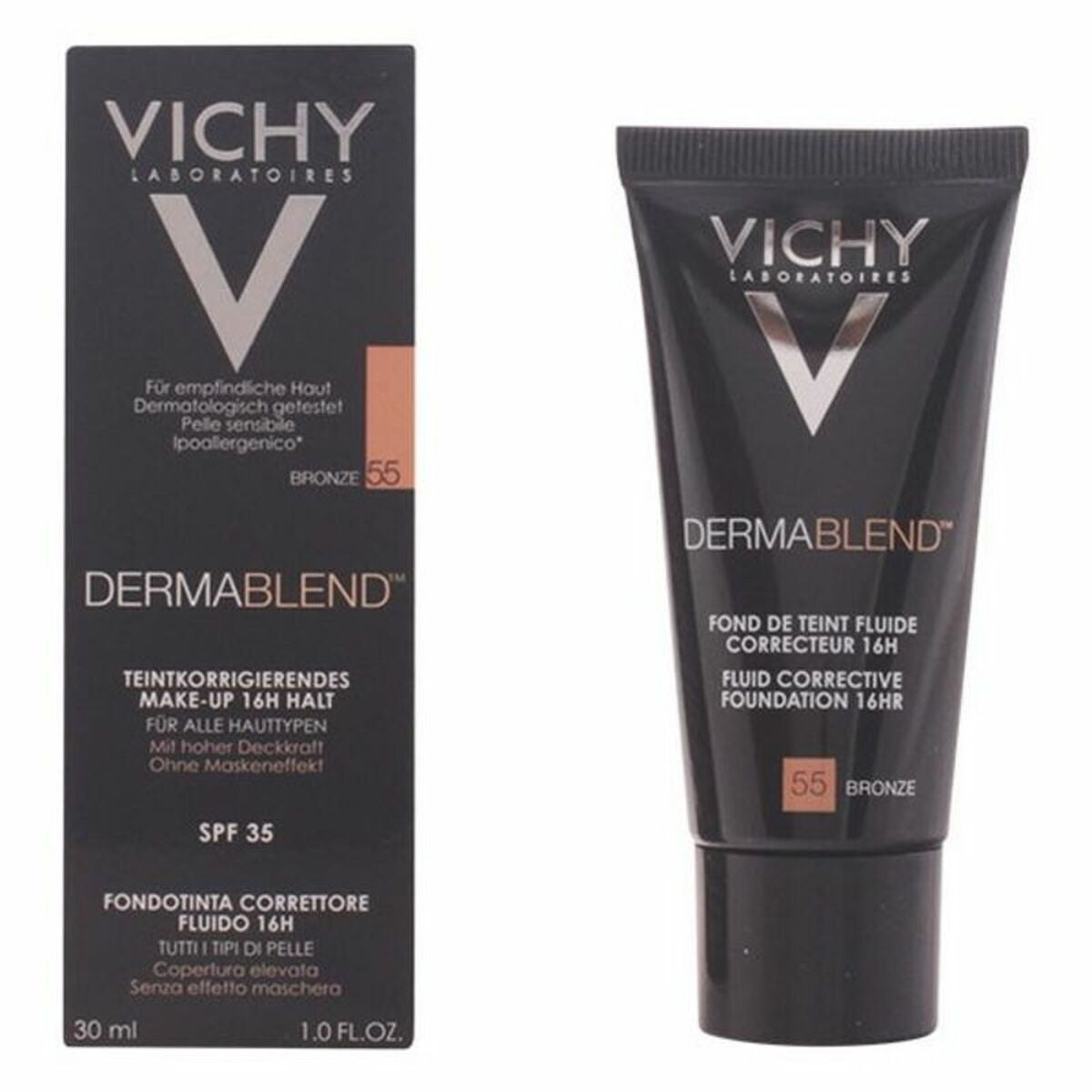 Fluid Foundation Make-up Dermablend Vichy Spf 35 30 ml-10