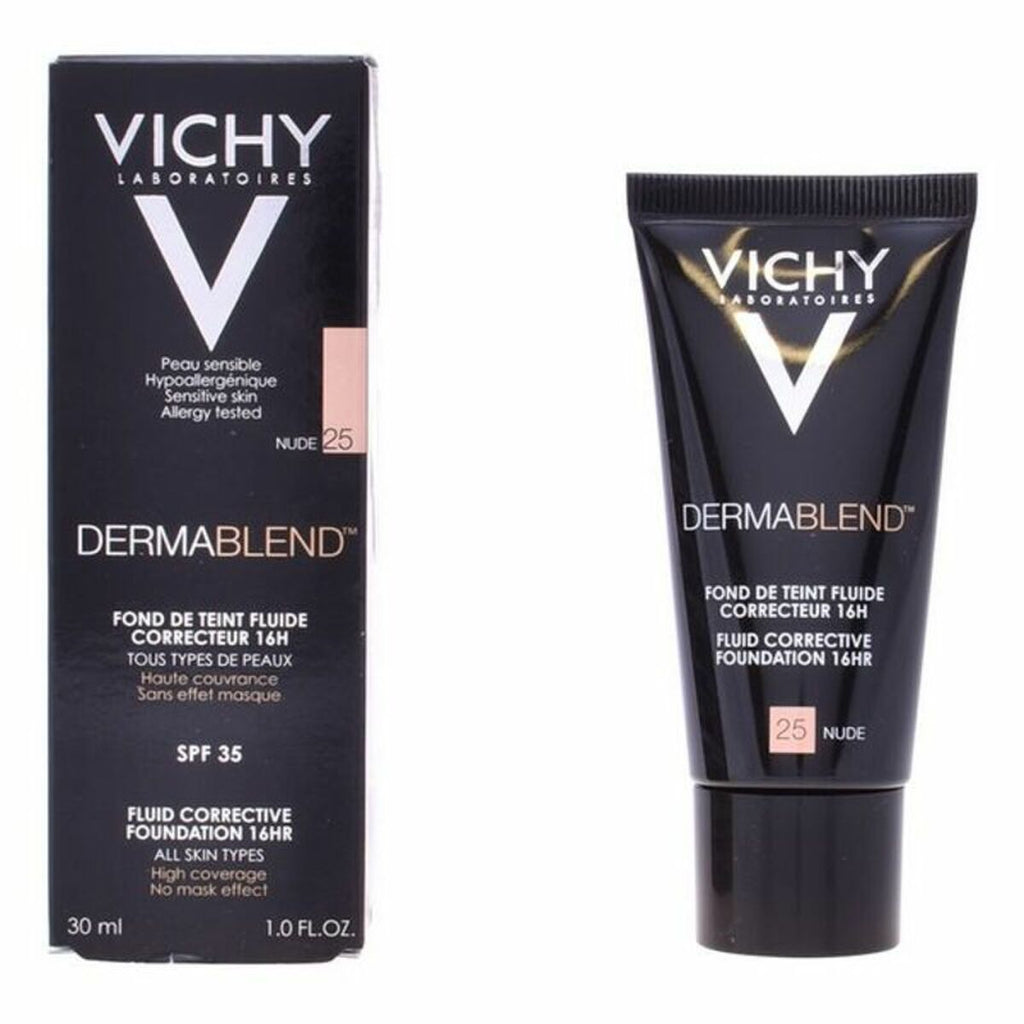 Fluid Foundation Make-up Dermablend Vichy Spf 35 30 ml-0
