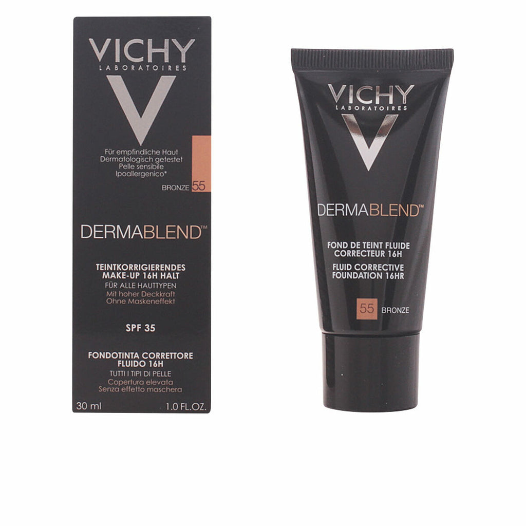 Fluid Foundation Make-up Dermablend Vichy Spf 35 30 ml-1