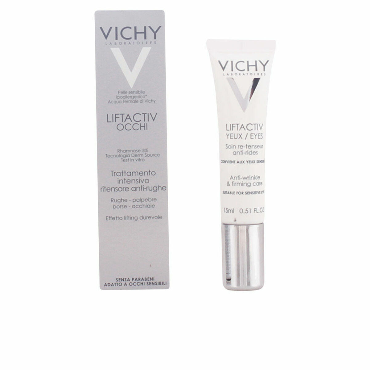 Anti-Ageing Cream for Eye Area Vichy 2525114 15 ml Anti-Wrinkle-0