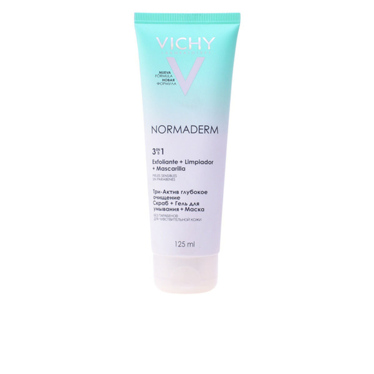 Facial Scrub 3-in-1 NORMADERM Vichy (125 ml)-0