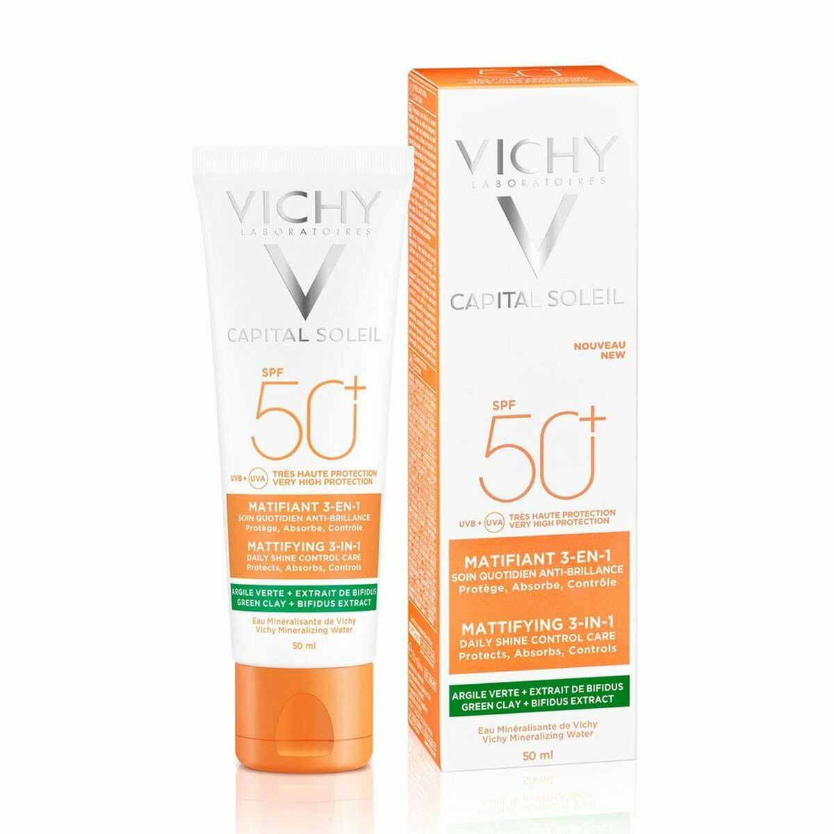Facial Cream Vichy Capital Soleil 3In1 Mattifying finish 3-in-1-0